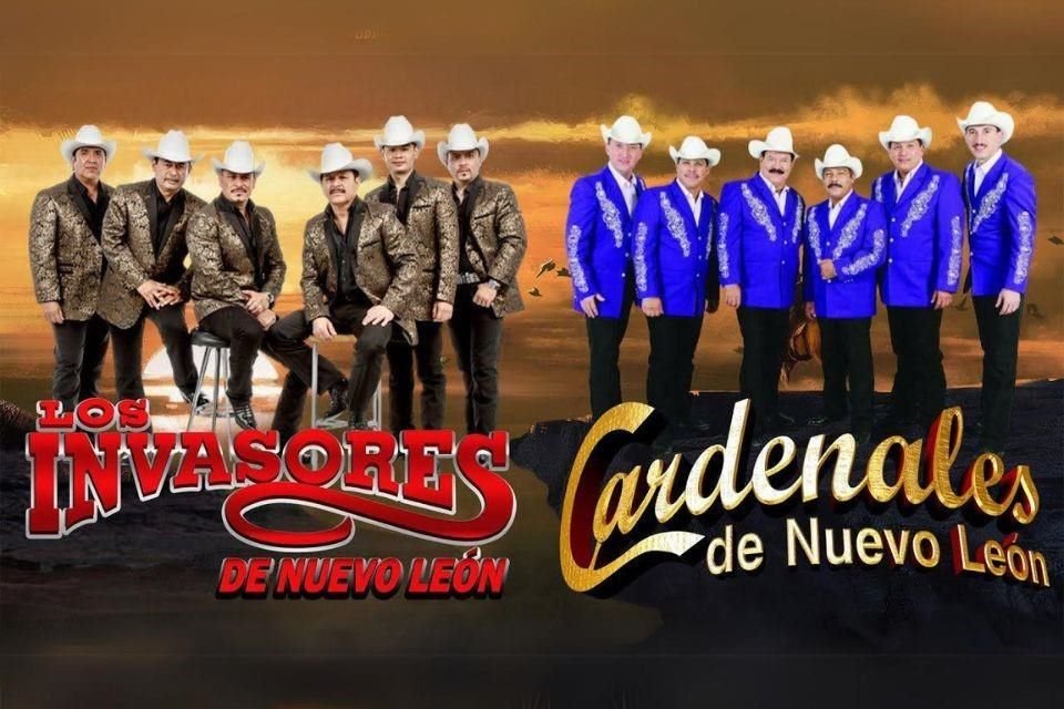 Los Invasores de Nuevo León y los Cardenales de Nuevo León tendrán un Duelo de Acordeones el 7 de agosto en el Auditorio Nacional.