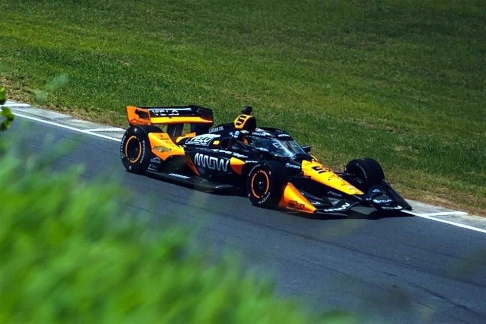 Pato O'Ward fue el séptimo más rápido en la Práctica 1 del GP de Mid-Ohio.