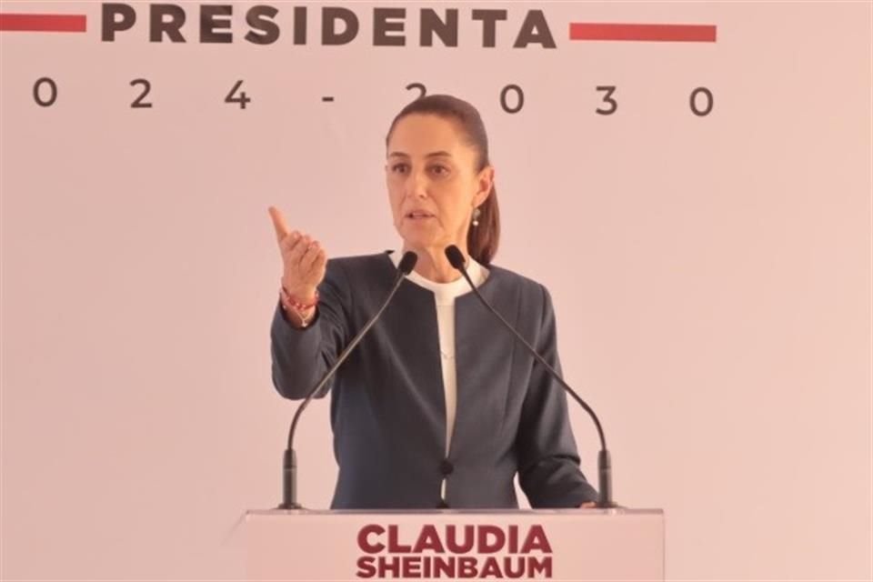 Claudia Sheinbaum, virtual Presidenta electa.