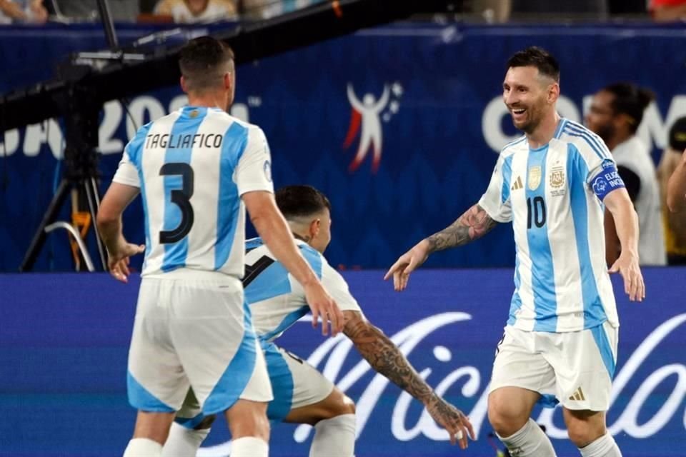 Lionel Messi marcó el 2-0, su primer gol en esta edición de Copa América.