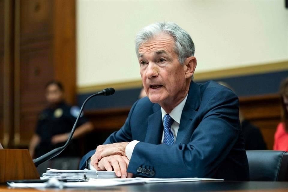 Jerome Powell, presidente de la Reserva Federal estadounidense.