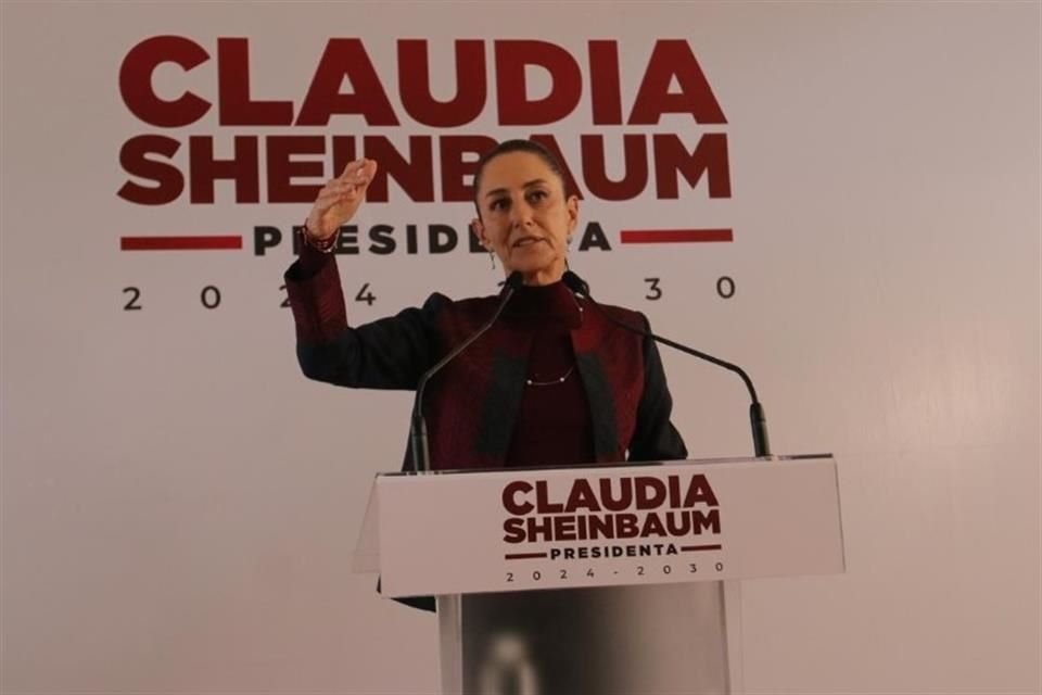 Claudia Sheinbaum, virtual Presidenta electa.