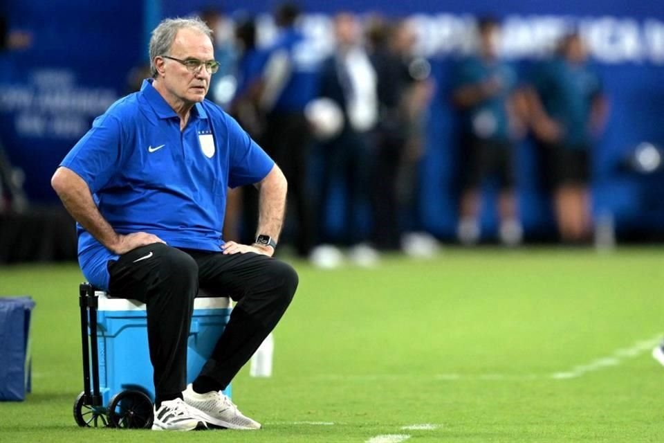 Bielsa lamentó la derrota de Uruguay.