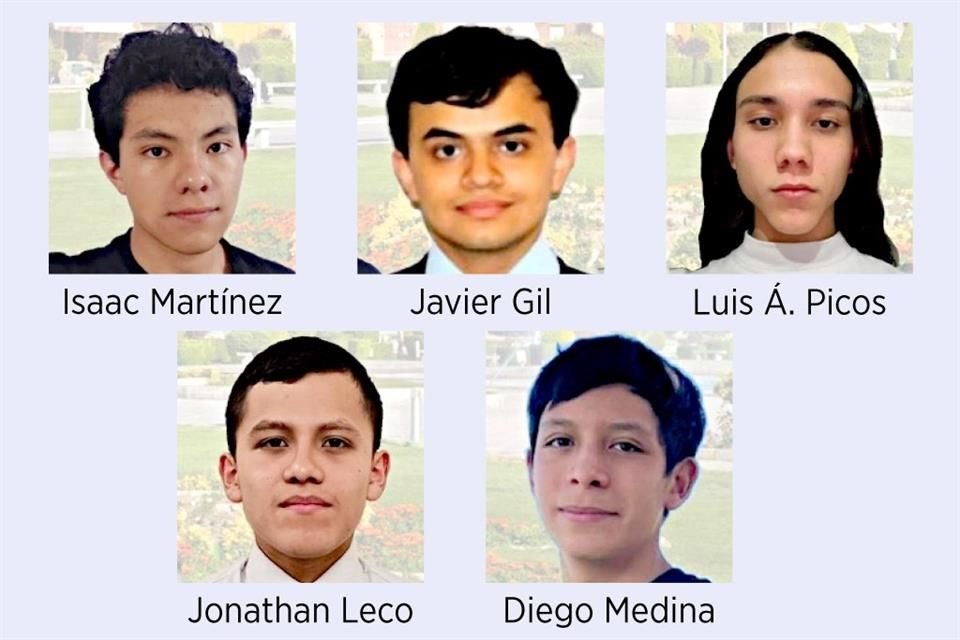 Estos son los 5 jóvenes que buscan ir a las Olimpiadas de física en Irán.