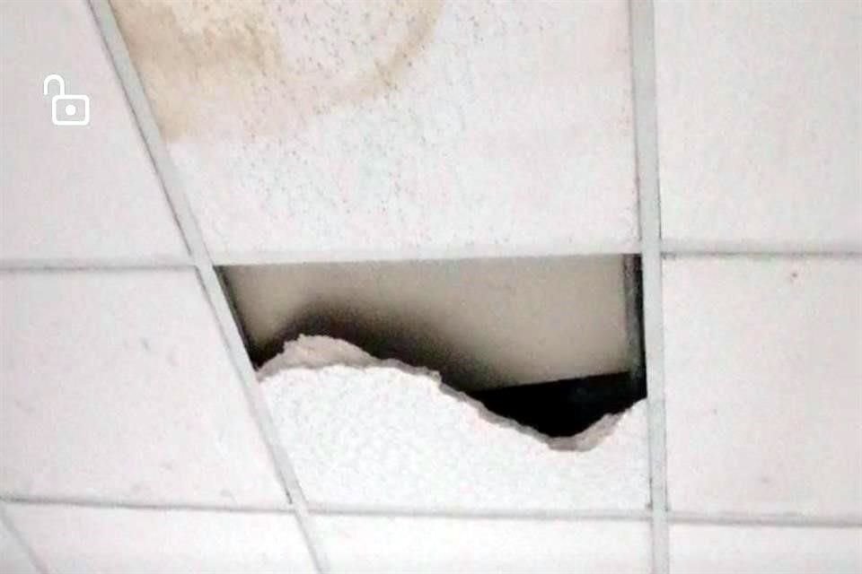 El hospital tiene distintos desperfectos.