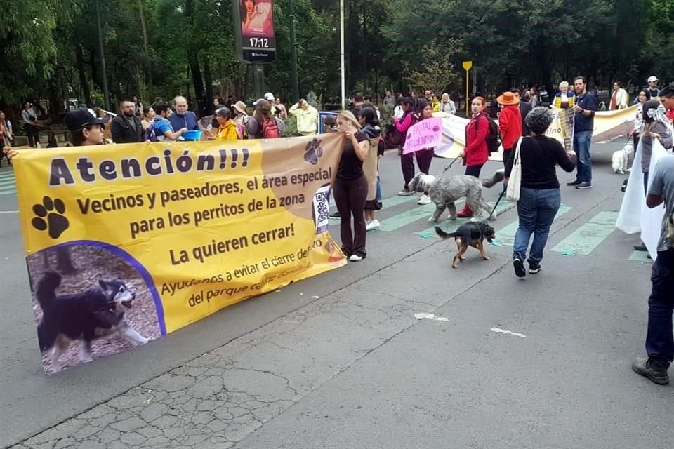 El bloqueo lo realizaron en la esquina de Rubén Darío y Taine.