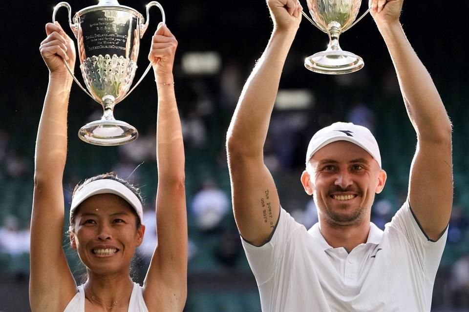 Su-Wei Hsieh y Jan Zielinski le dieron el cerrojazo final a Wimbledon tras coronarse en la categoría de dobles mixtos.