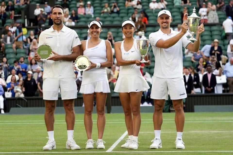 González y Olmos describieron como un sueño estar en la Cancha Central de Wimbledon, dejando un histórico subtitulo para México.