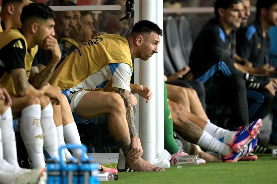 Messi se lastimó en la Final de la Copa América.