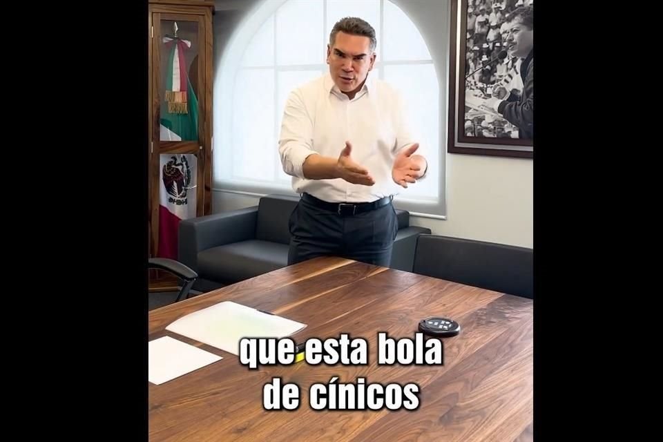 'Compartirles que va caminando a paso firme, nuestra asamblea nacional, muy bien, muy bien caminando', dijo el priista.