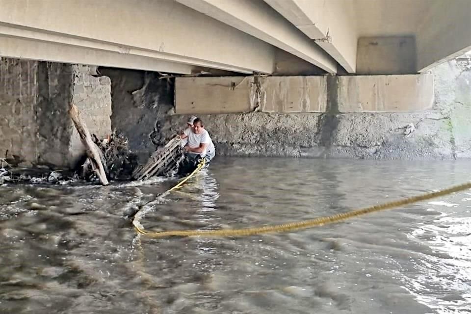 Durante las tormentas en la Zona Metropolitana se activa un protocolo para evacuar los volúmenes de lluvia.