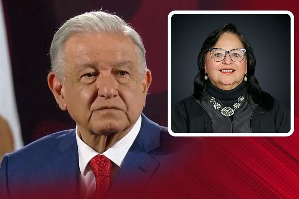 Andrés Manuel López Obrador y la Ministra presidenta Norma Piña.