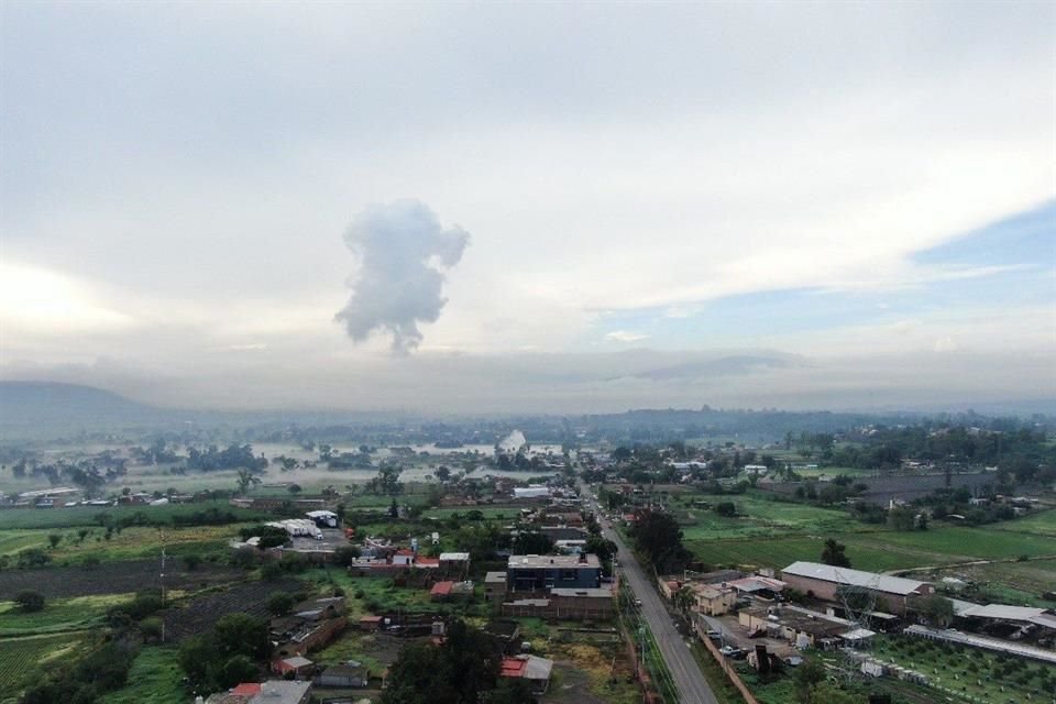 Cuando inició la fuga, el chorro alcanzaba los 20 metros de altura.