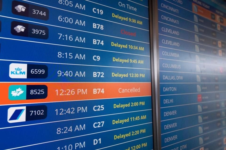 La falla provocó la cancelación y retraso de miles de vuelos alrededor del mundo.