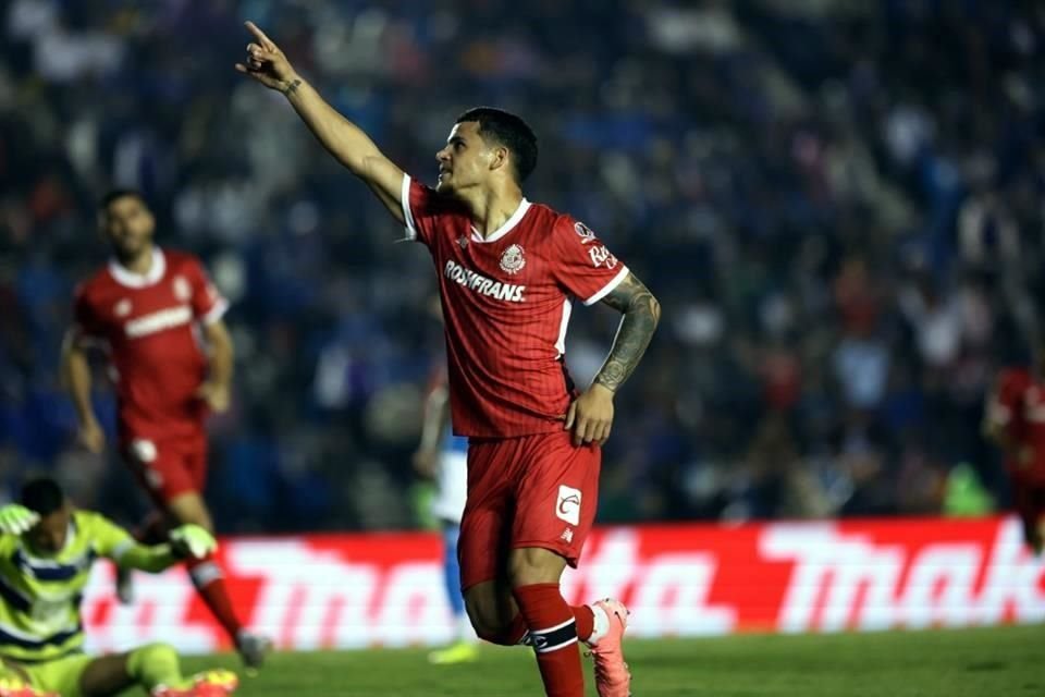 Maximiliano Araújo le anotó el primer gol a Cruz Azul en el Apertura 2024, el cual estuvo cerca de darle el triunfo al Toluca.