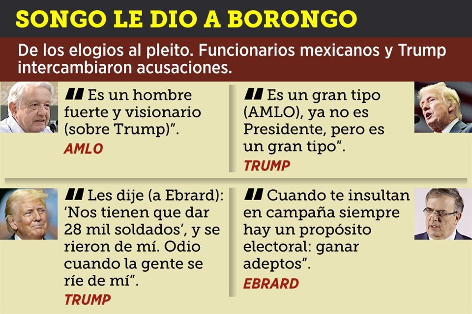 En su primer mitin ya como candidato oficial del Partido Republicano, Trump presumió haber obtenido lo que quiso del Gobierno de AMLO.