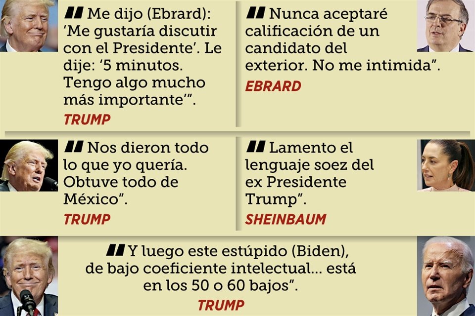 En su primer mitin ya como candidato oficial del Partido Republicano, Trump presumió haber obtenido lo que quiso del Gobierno de AMLO.