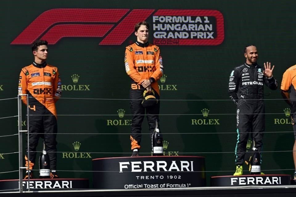 Oscar Piastri  y Lando Norris hicieron el 1-2 en Hungría.