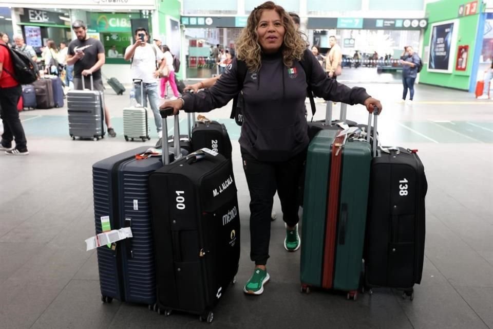 Marijose Alcalá, presidenta del Comité Olímpico Mexicano, recibió mensajes de aliento y éxito para su gestión durante la justa veraniega en Francia.