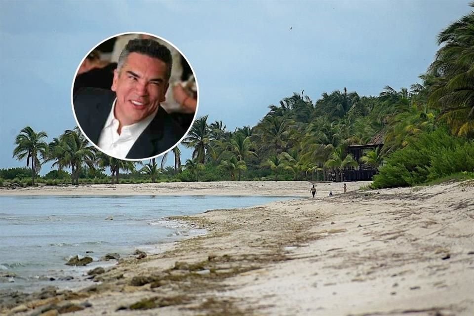 'Alito' Moreno no sólo tiene una casa con valor de 300 mdp, sino también una playa de 305 mil metros cuadrados en zona costera de Campeche.