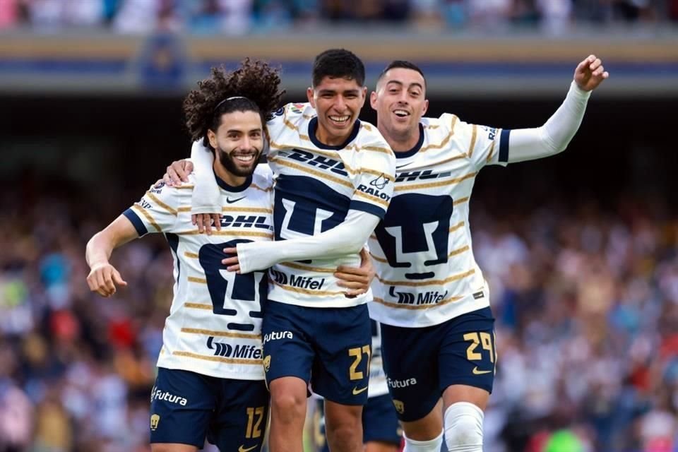 César Huerta marcó de penalti el segundo gol y Pumas se mantiene invicto en el Apertura 2024, empatado con Tigres y Cruz Azul con 10 puntos.