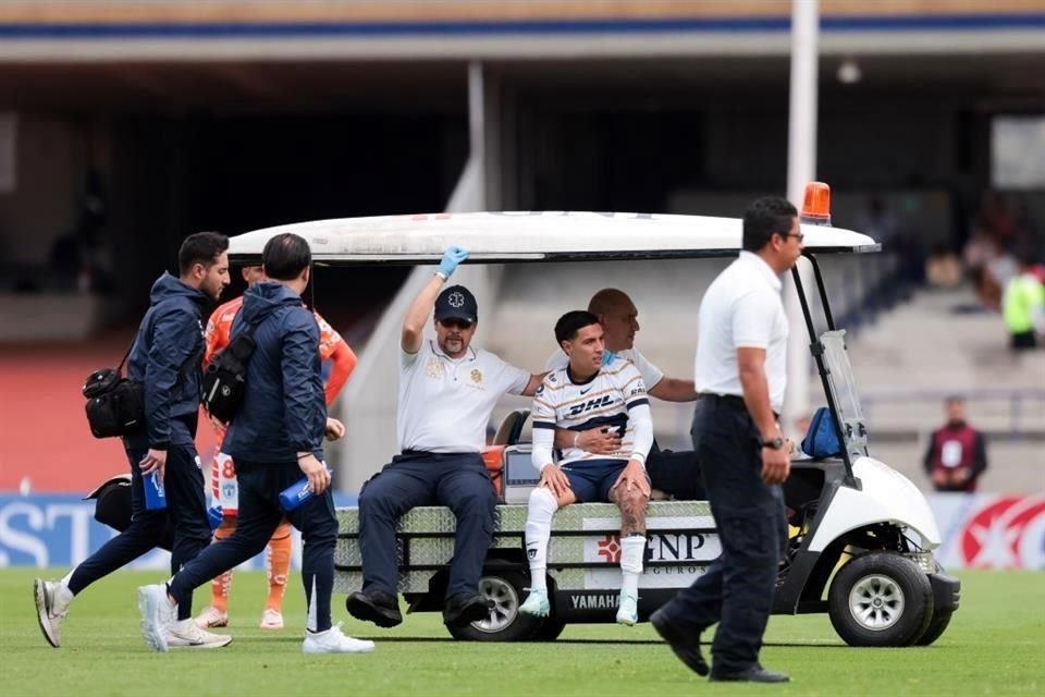 Leo Suárez así dejó la cancha el pasado domingo.