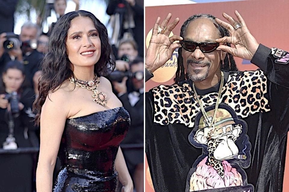 Salma Hayek y Snoop Dogg serán relevos de la antorcha olímpica de alto perfil rumbo a la ceremonia de apertura de los Juegos Olímpicos.