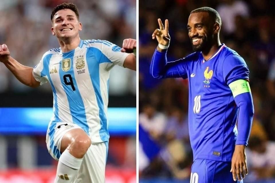 Jugadores como Julián Álvarez y Alexandre Lacazette tendrán la atención durante el torneo de futbol de París 2024.