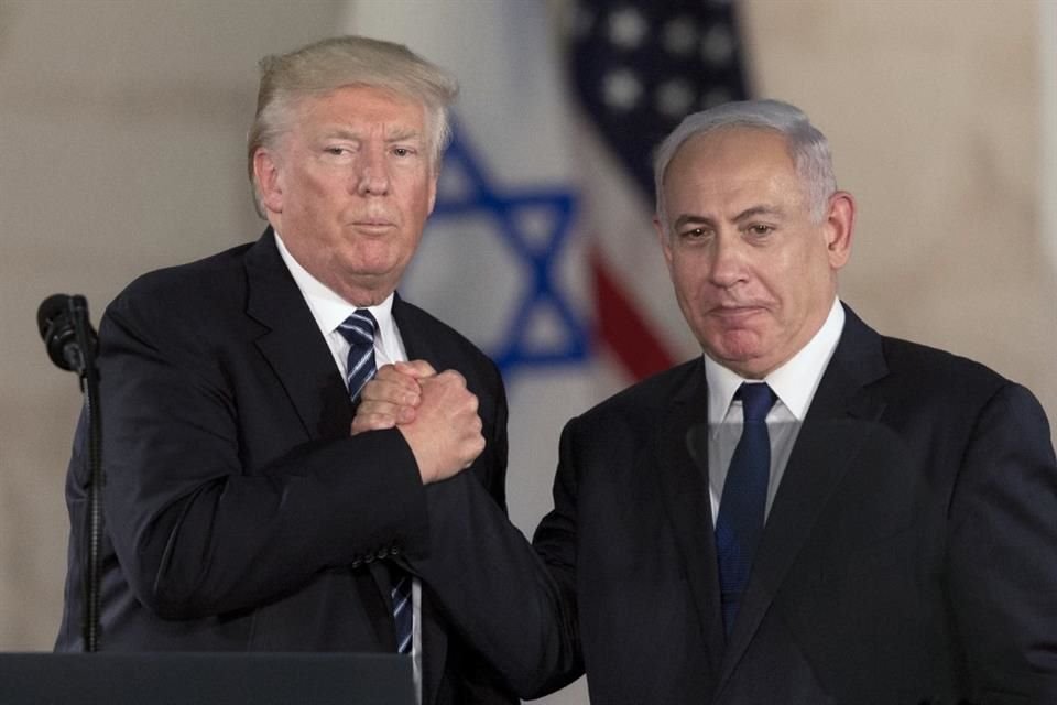 Donald Trump y Benjamin Netanyahu el 23 de mayo del 2017 en Jerusalén.