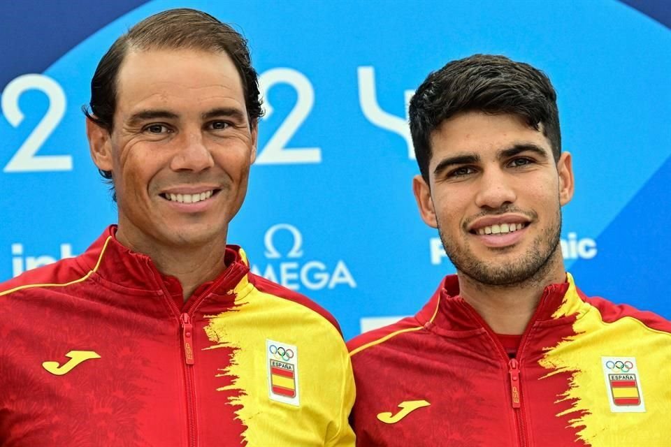 Rafael Nadal y Carlos Alcaraz buscarán la medalla de oro para España en dobles.