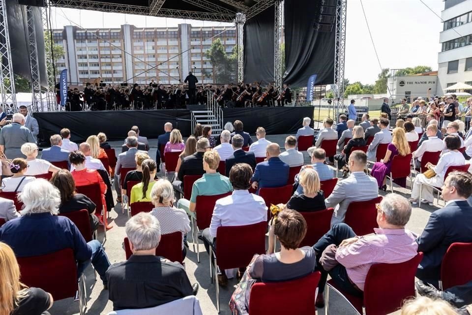 El evento contó con un concierto musical.