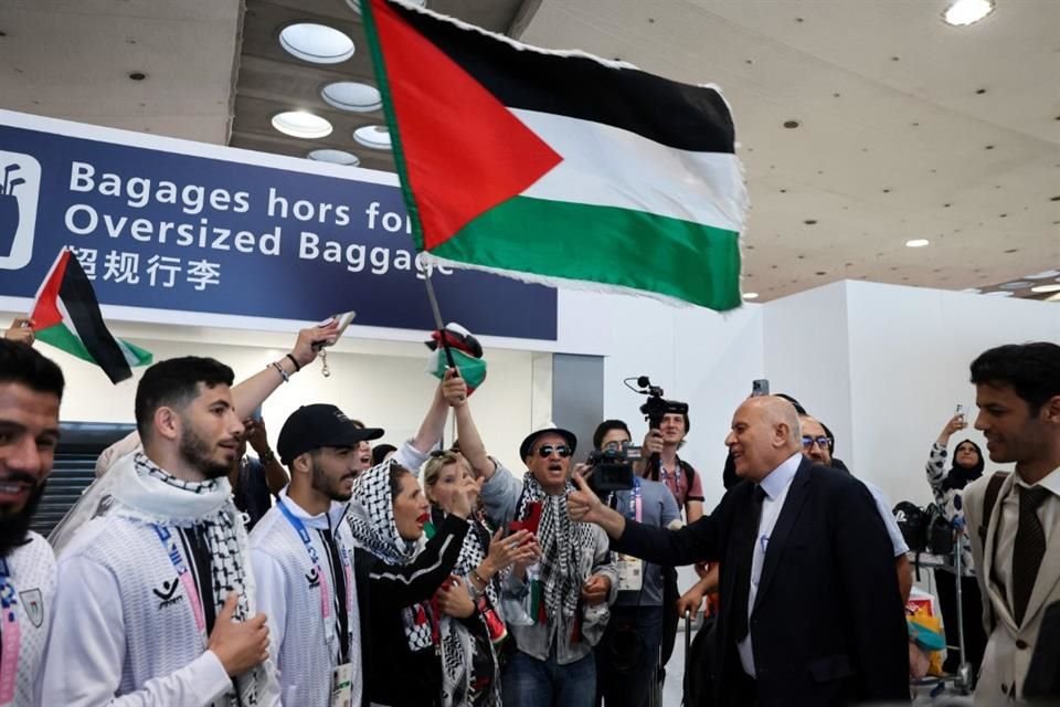 Los ocho deportistas de la delegación palestina llegaron a París y su intención, más allá de ganar medallas, es dar un mensaje al mundo.