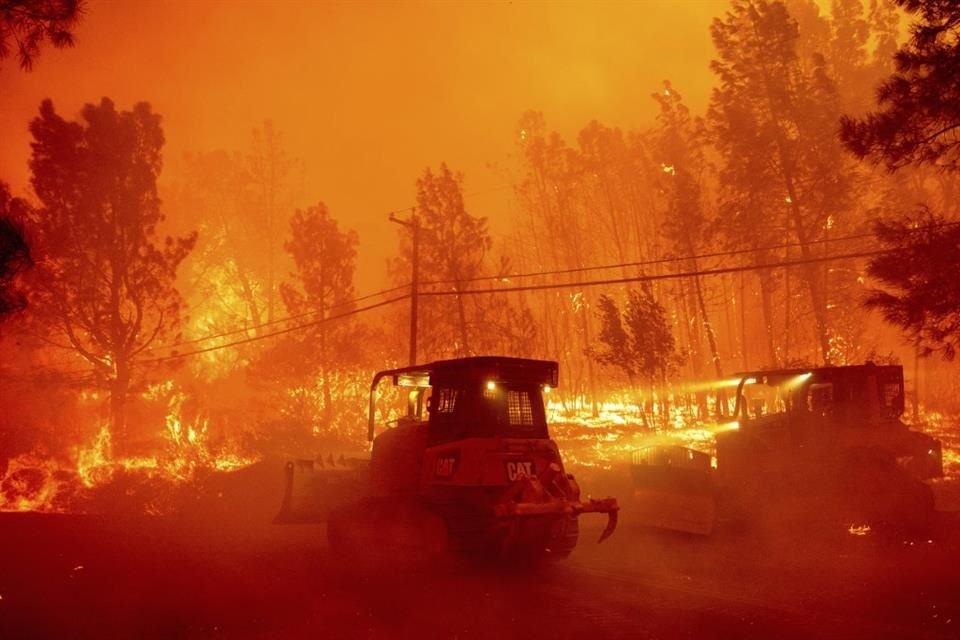 El incendio Park en California.