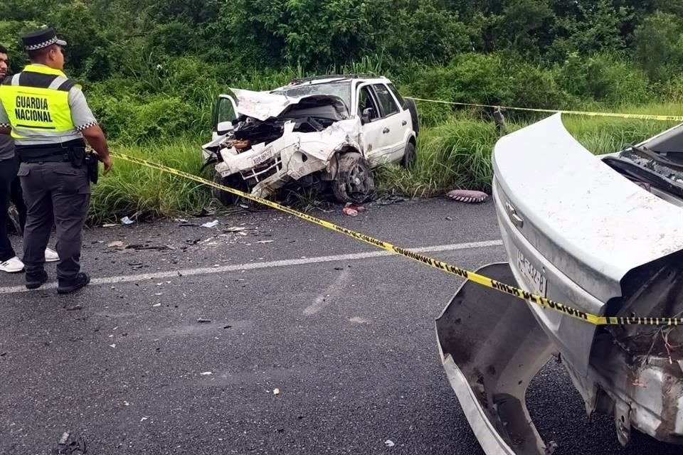 El accidente se registró en el km 104 de la Carretera Cd. Victoria-Monterrey, en el municipio tamaulipeco de Villagrán.