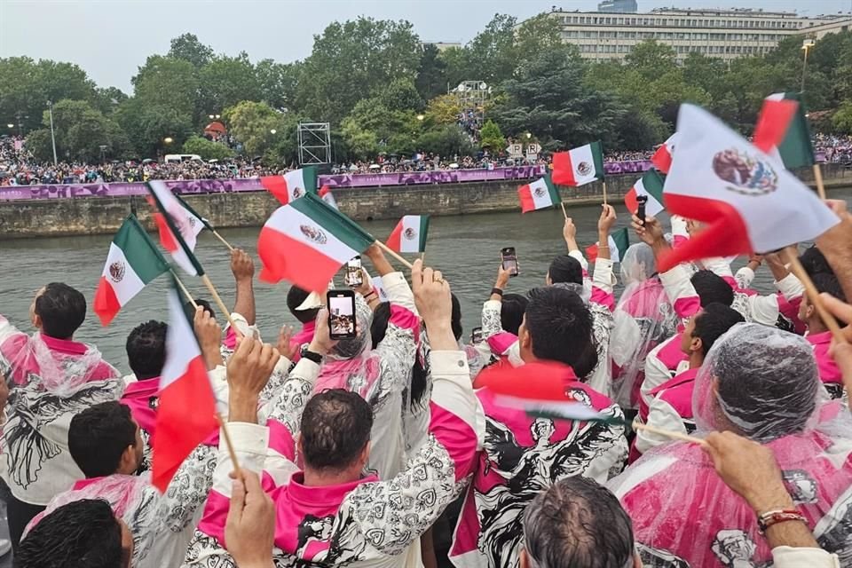 Así la vista desde el interior del barco.