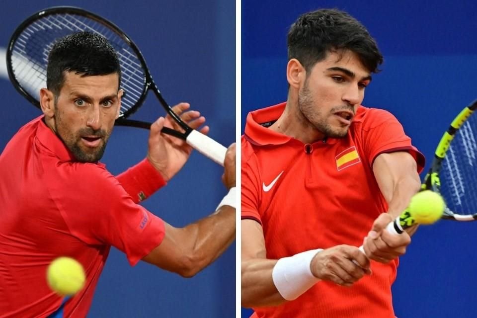 Novak Djokovic despachó rápido a Matthew Ebden, mientras que Carlos Alcaraz eliminó a Hady Habib, en sus primeros juegos en París 2024.