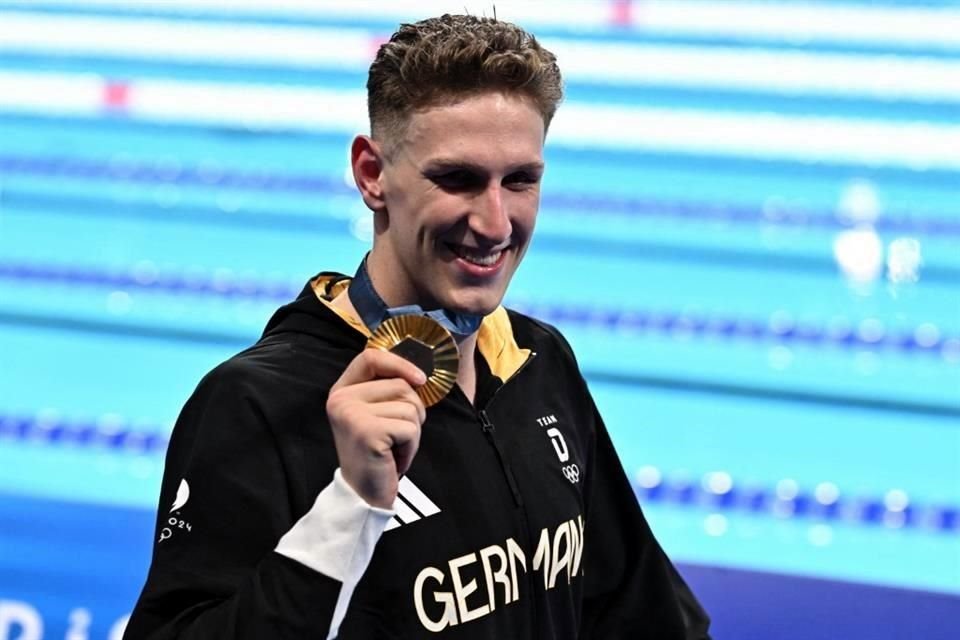 Lukas Maertens se colgó la primera medalla de oro en la natación de París 2024 al ganar los 400 metros libres.