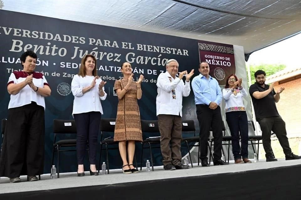 'Por eso tenemos que estar muy contentos, nada que temer', afirmó el Presidente en su gira por Morelos.