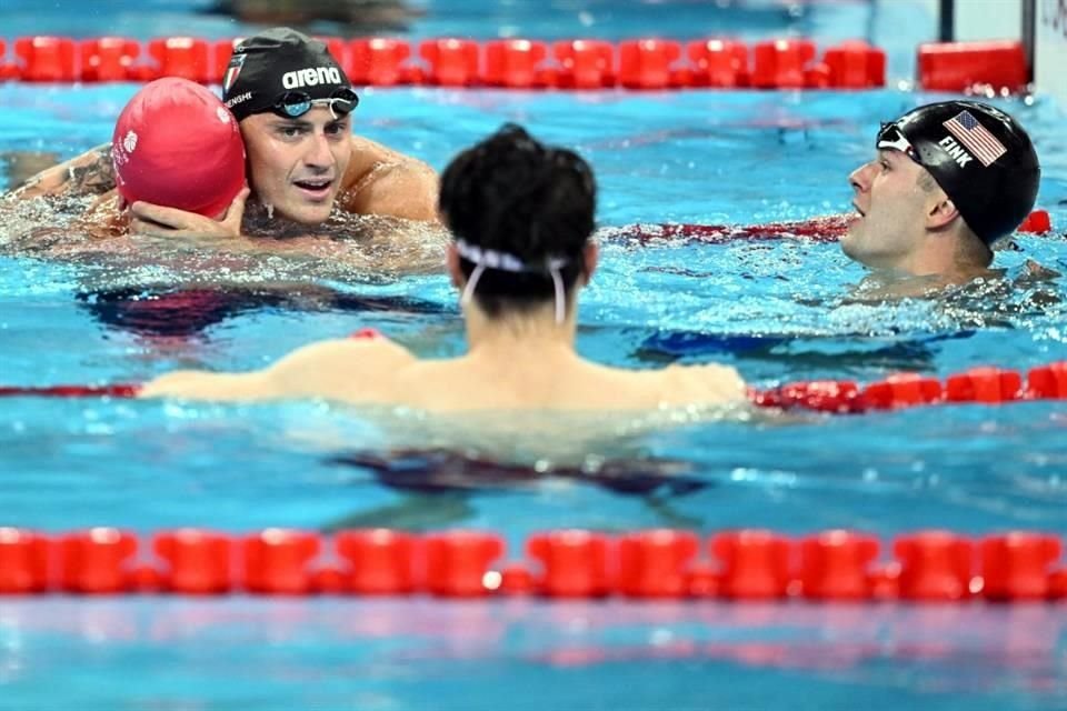 Peaty y Fink compartieron el segundo puesto, pero bien pudieron subir a lo más alto del podio.