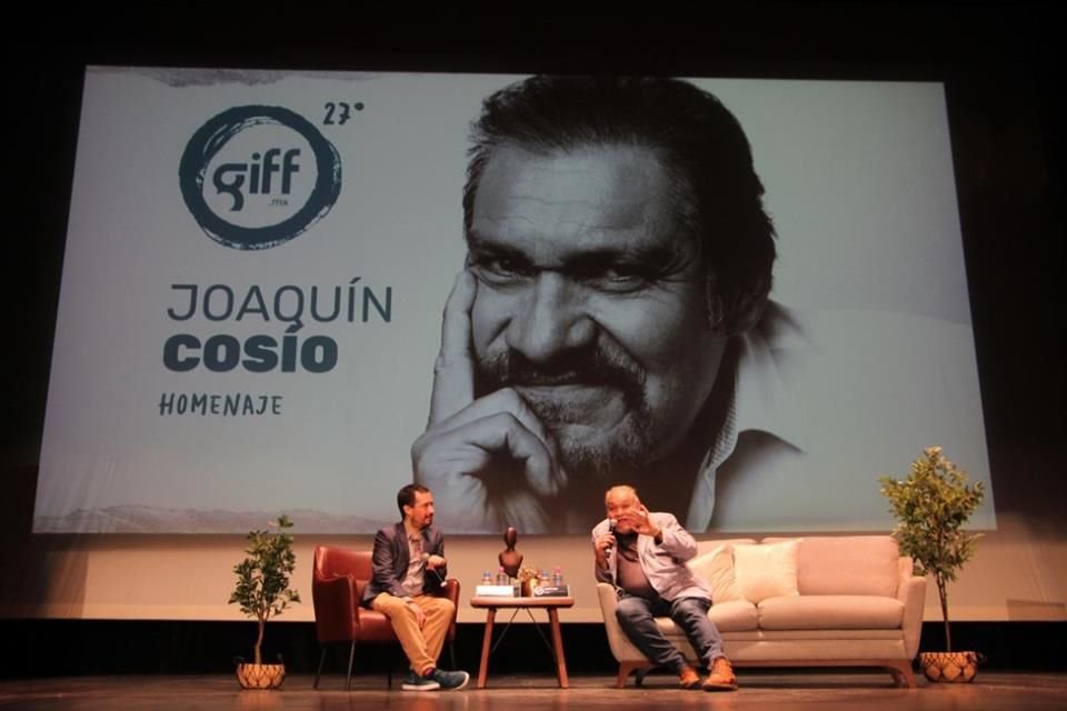 La clase maestra de Joaquín Cosío formó parte del homenaje que le ha realizado el GIFF.