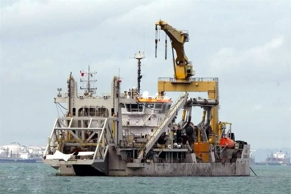 El buque 'Zheng He' se encuentra detenido en el puerto de Tampico, Tamaulipas, desde el pasado 1 de noviembre de 2023.