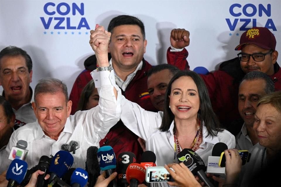 Corina Machado aseguró que fueron los ganadores de la elección presidencial en Venezuela.