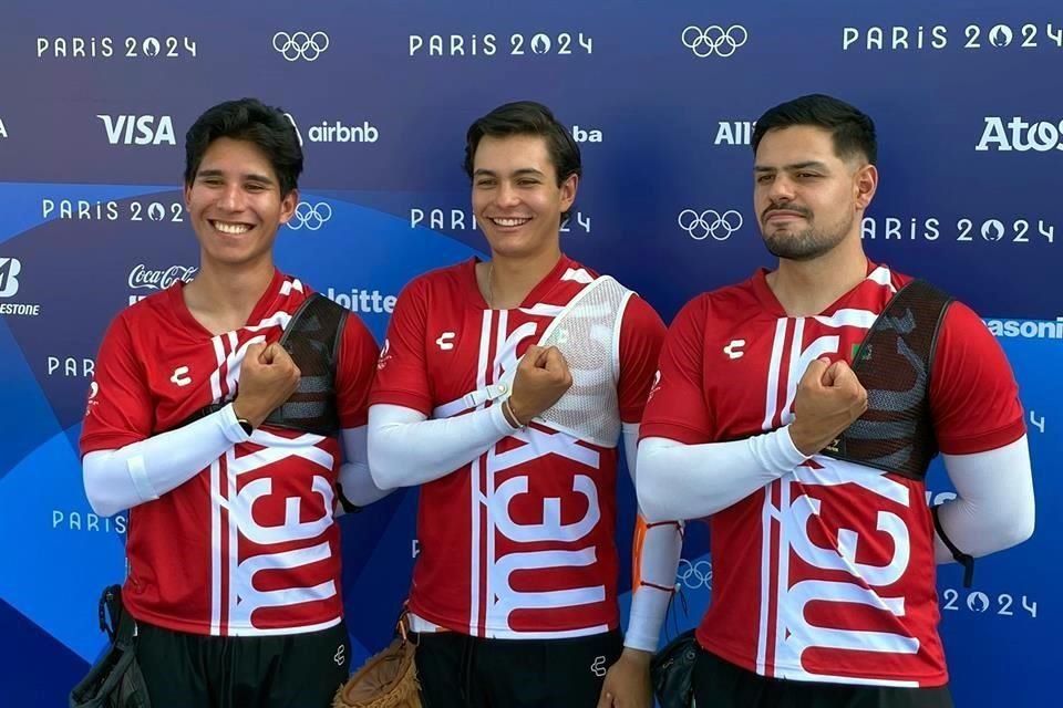 Matías Grande, Carlos Rojas y Bruno Martínez se quedarán con lo aprendido en París 2024.