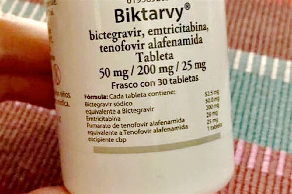 El medicamento Bictegravir es un antirretroviral, se administra una tableta cada 24 horas durante 28 días.