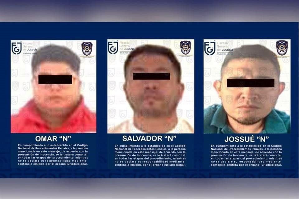 Tres sujetos, quienes están presuntamente relacionados con el homicidio de una familia que intentaba comprar una casa, fueron llevados a proceso.