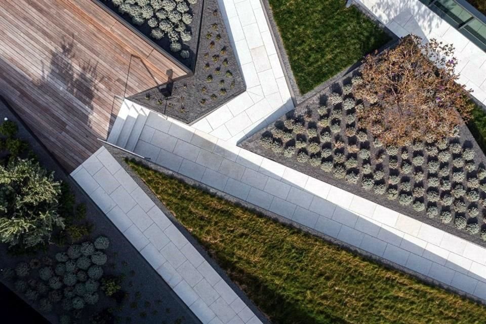 El diseño de la plantación responde al paisaje nativo de la península de la Bahía de San Francisco.