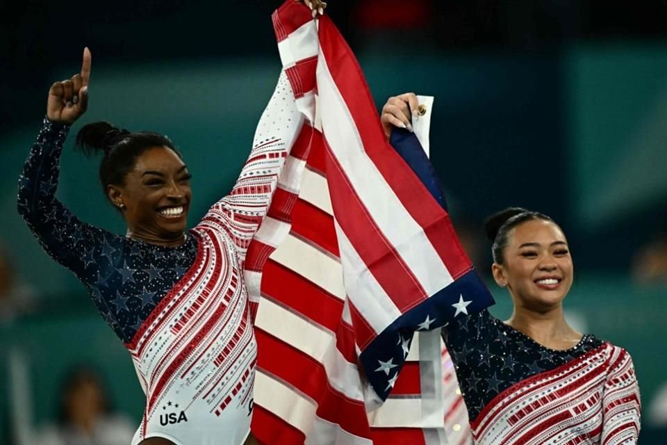 Biles ganó Oro en Final de gimnasia por equipos en París.