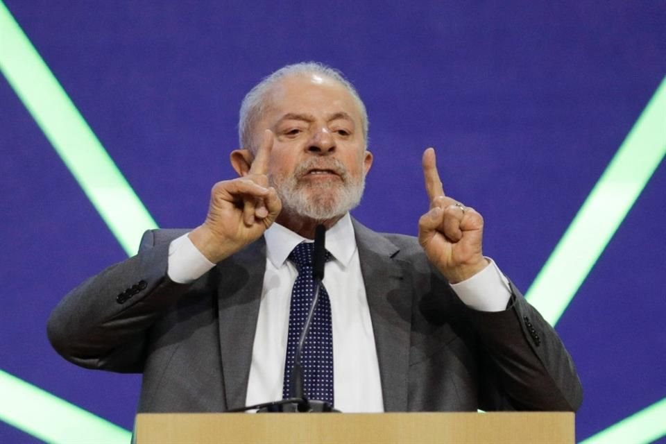 El Presidente de Brasil, Luiz Inácio Lula da Silva, durante una conferencia en Brasilia el 30 de julio del 2024.