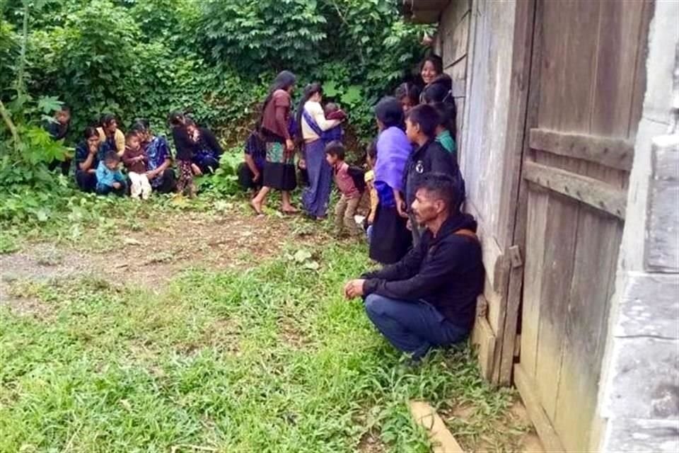 Habitantes han dejado sus comunidades en Chiapas por la violencia generada por grupos criminales.