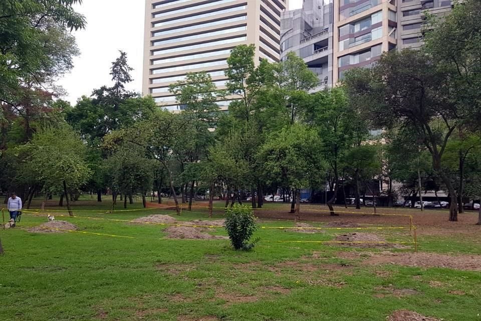 Vecinos plantearon abrir una vía en el Parque Líbano para salir por Ludovico Ariosto, con el objetivo de disminuir el tráfico vehicular en las salidas hacia Reforma.